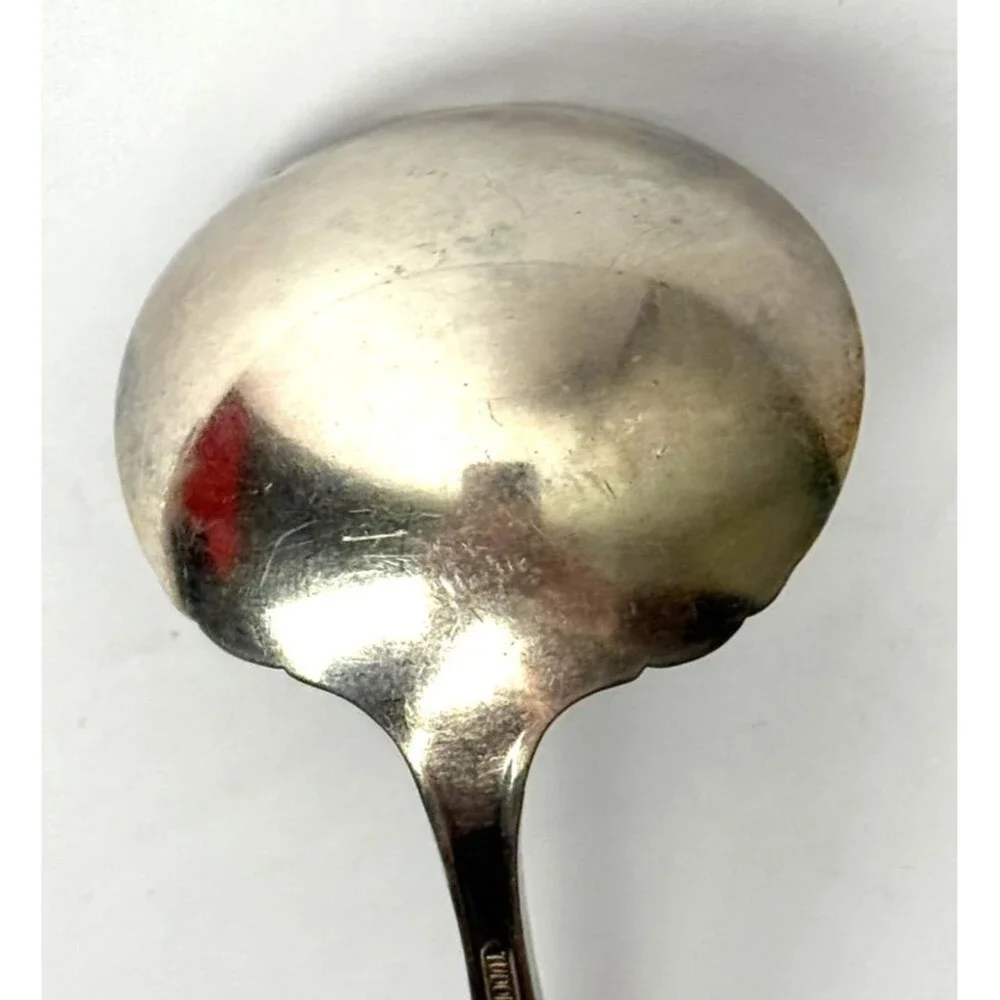 Oneida Community Fantasy Cream Ladle Tudor Plate Silverplate 1941 Art Nouveau 5